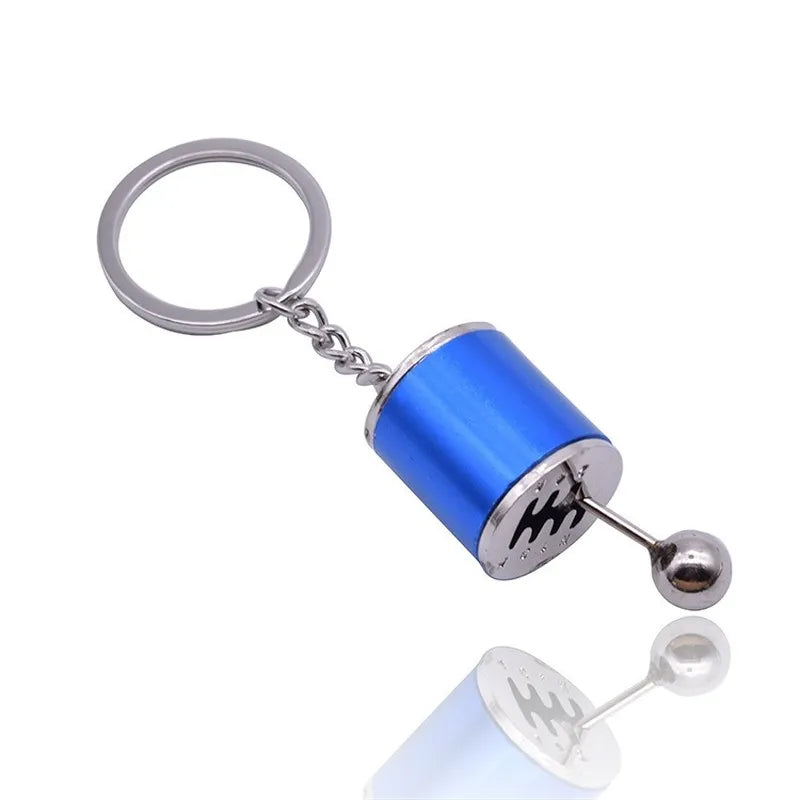 Metal Gear Head Keychain: Manual Transmission Lever, Car Speed Gearbox, Car Refitting Pendant