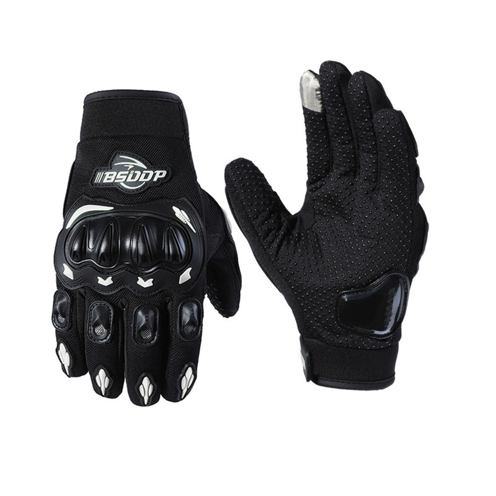 Summer Motorcycle Gloves Breathable Full Finger Protection