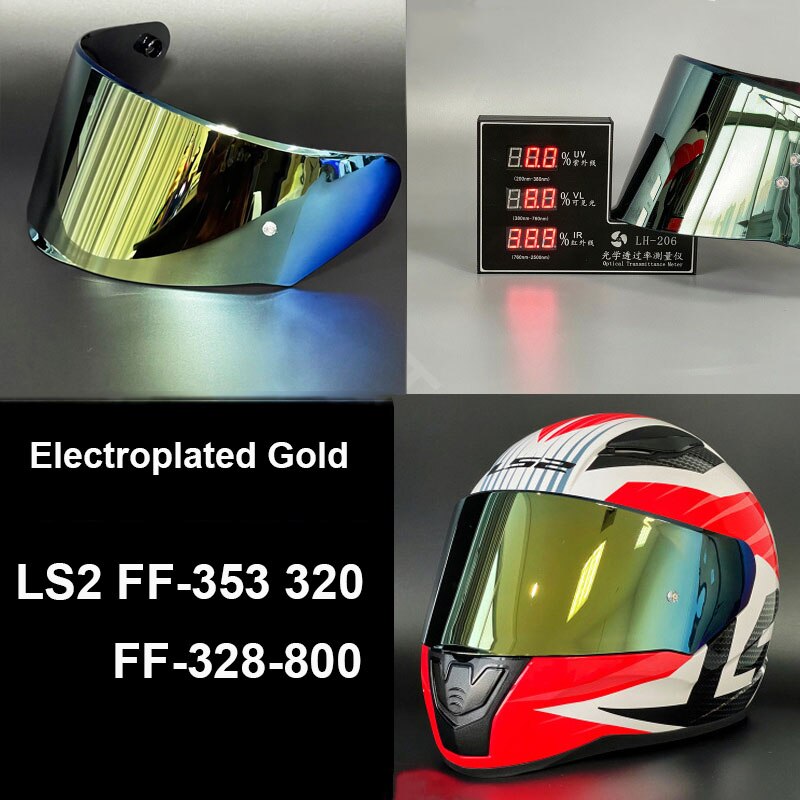 LS2 FF320 FF353 FF328 FF800 Motorcycle Helmet Visor Shield Lens – Full Face Helmet Accessories