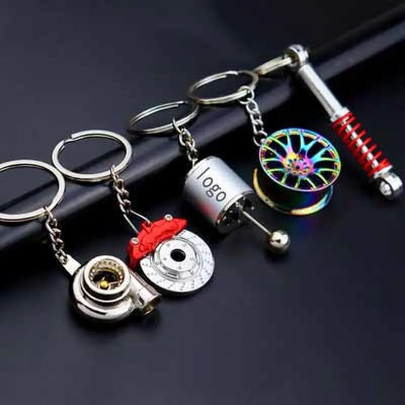 Metal Gear Head Keychain: Manual Transmission Lever, Car Speed Gearbox, Car Refitting Pendant