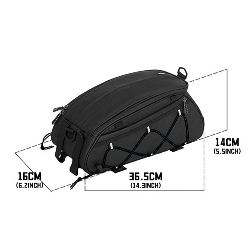 Motorcycle Bag - Multifunctional Waterproof Seat Bag Organizer with Large Capacity and Anti-Slip Design for Motorbikes and Scooters