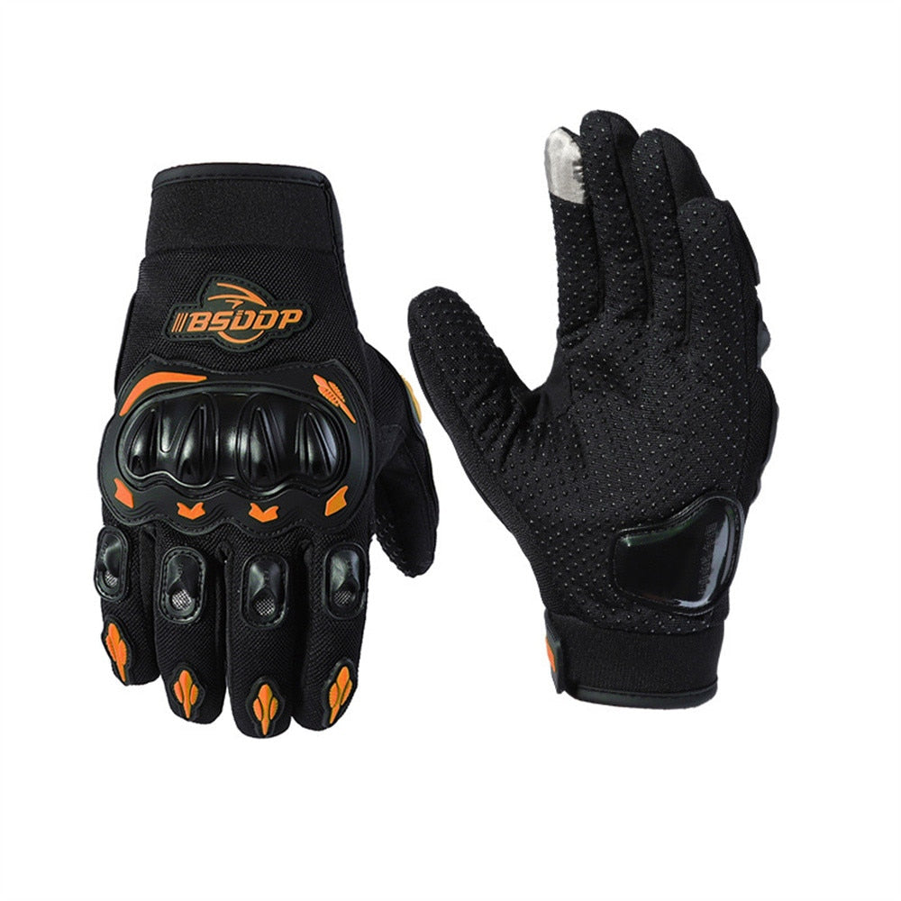 Summer Motorcycle Gloves Breathable Full Finger Protection