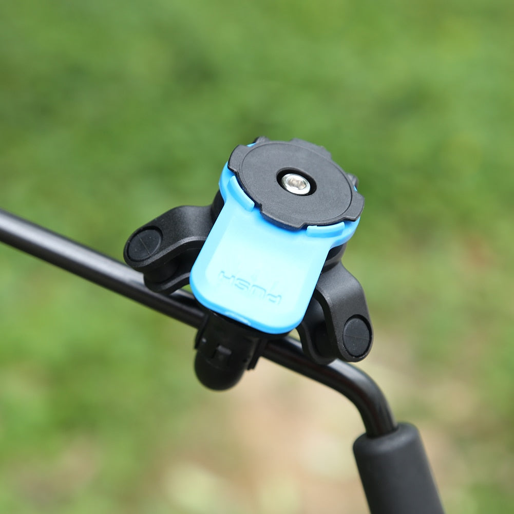 Motorcycle Bike Phone Holder Stand - 360° Rotatable Bicycle Phone Holder for All Phone Models - Enhanced Security Bracket