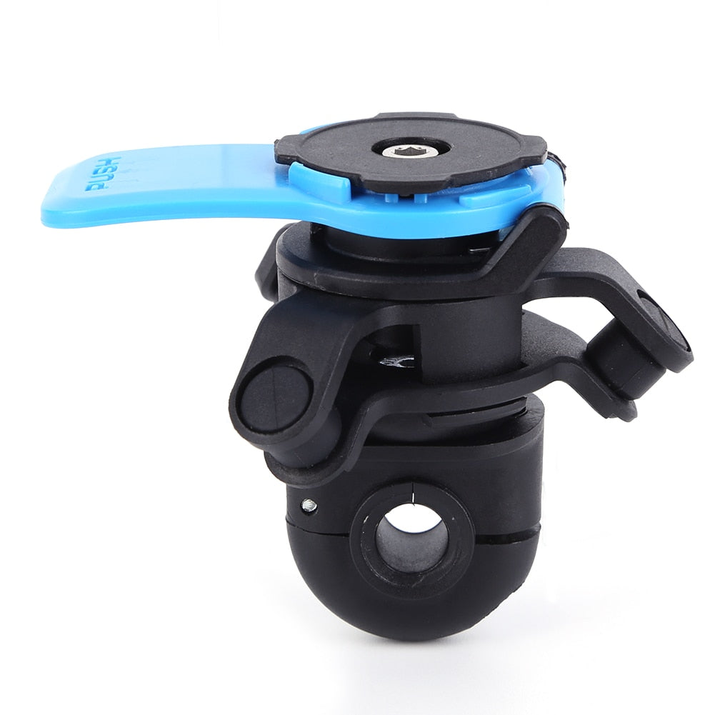 Motorcycle Bike Phone Holder Stand - 360° Rotatable Bicycle Phone Holder for All Phone Models - Enhanced Security Bracket