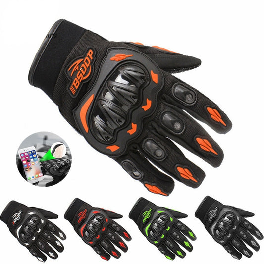 Summer Motorcycle Gloves Breathable Full Finger Protection